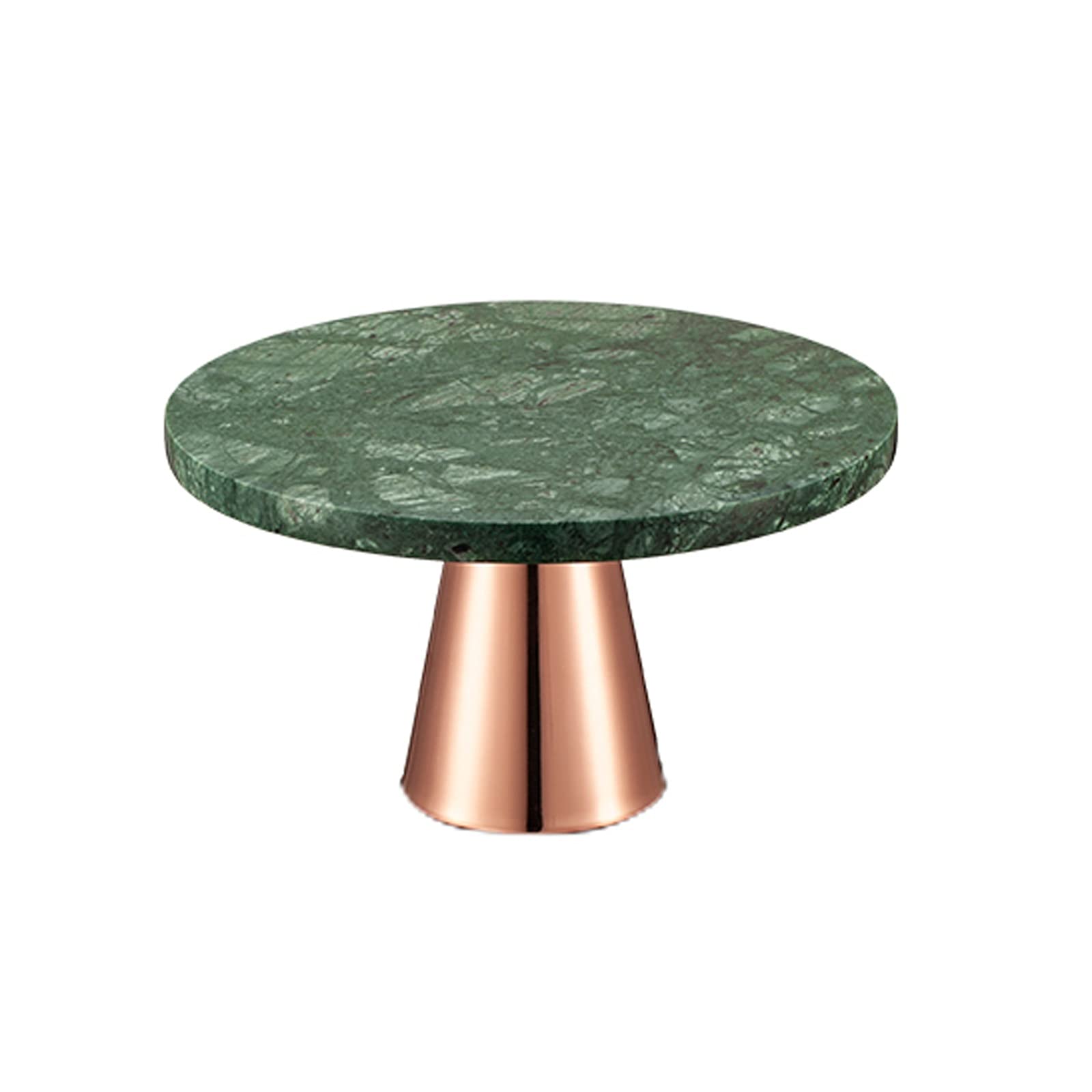 Bandejas para Tartas Soporte de pastel de mármol con base de metal Mesa de postre multiusos Tareas de té de té de té Soporte de la bandeja de servicio de pastelería de la boda Soporte para Cupcakes
