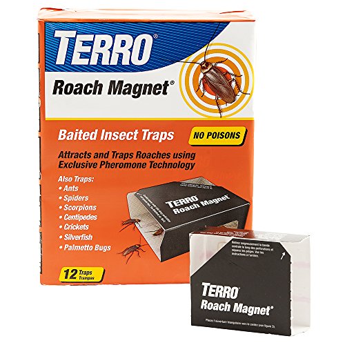 Terro T256 Roach Magnet Trap With Exclusive Pheromone Technology Brown/A #TOP2