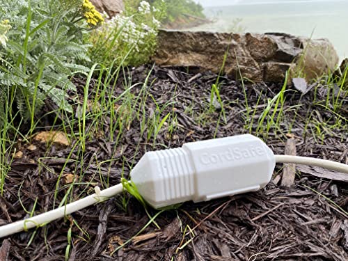 image for CordSafe Extension Cord Plug Protector Safety Cover, Water-Resistant I