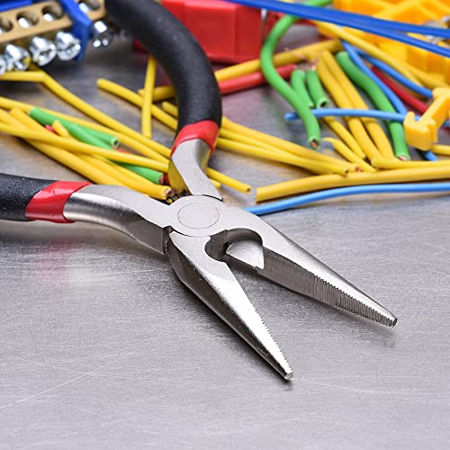 Dekton Mini Long Nose Pliers-Precision Needle Nose Pliers| High-quality Tool For Electronics, Jewelry Making, Craft Projects| Durable Steel Construction| Slip-resistant Handles For Enhanced Control - Image 5