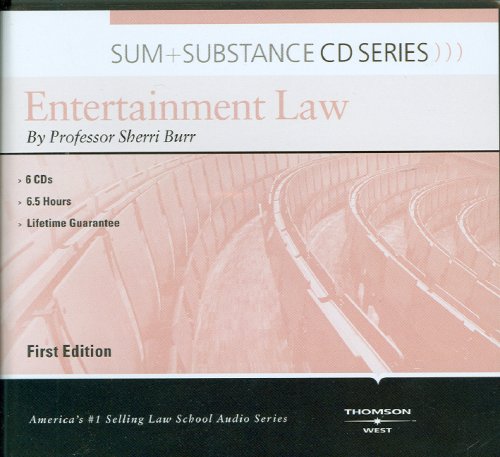 Sum and Substance Audio Set on Entertainment Law Sum and Substance Audio Set on Entertainment Law
