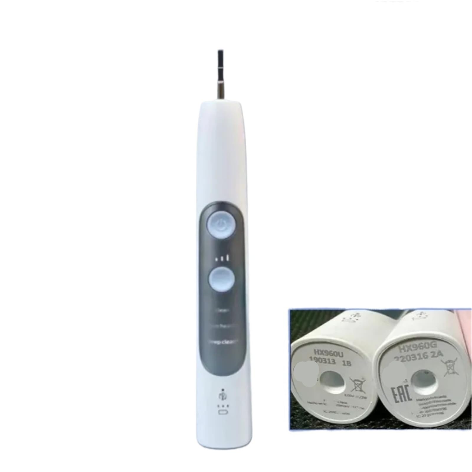 Compatible con mango Philips HX960U/G/K. | Host de repuesto for los modelos de cepillos de dientes de la serie HX960.