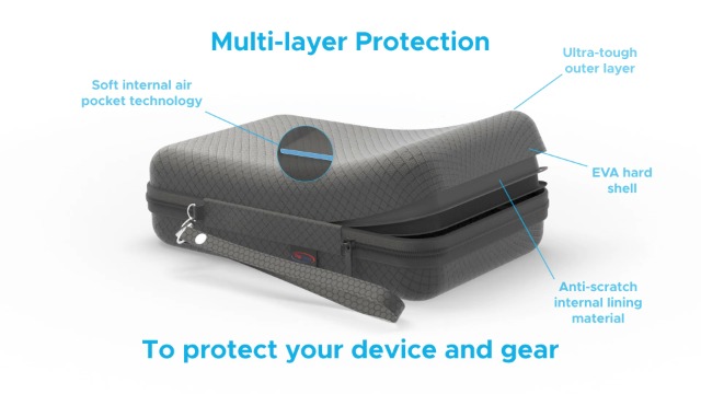 Navitech Hard Protective Case For TomTom VIA 1605TM GPS - Shock Proof Carry Cover With Screen Protection