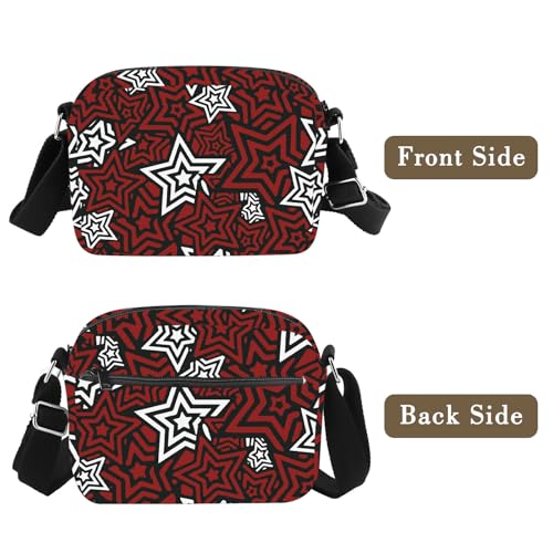 MBMSO Phantom Thieves Gifts Persona Merch Red and Black Star Bag JRPG Games Gifts for Game Players Lovers Anime Joker Purse3