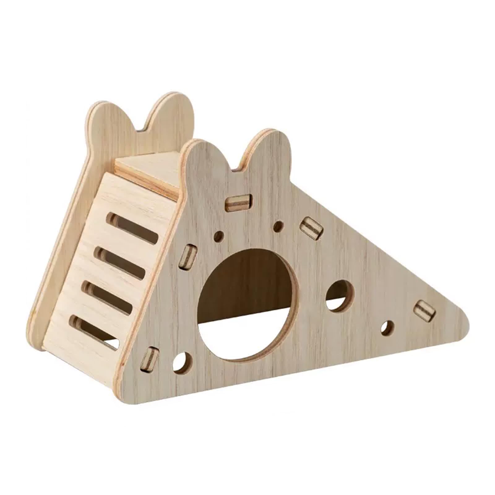 TOKAYIFE Casa de hámster, cabaña de escondite de Animales pequeños para Mascotas de Madera, casa de Vida Natural para hámster Enano Gerbil Rat Chipmunk (MZ-119) — view 7