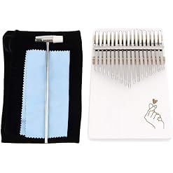 Générique Mini Doigt Kalimba Pouce Piano 17 Touches Pouce Piano Kalimba Blanc Doigt en Forme De Coeur Solide Placage Pin… - Les Beatles, Paul McCartney, John Lennon, RIngo Starr, George Harrison Générique Mini Doigt Kalimba Pouce Piano 17 Touches Pouce Piano Kalimba Blanc Doigt en Forme De Coeur Solide Placage Pin… – Image 7