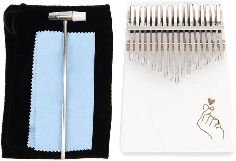 Générique Mini Doigt Kalimba Pouce Piano 17 Touches Pouce Piano Kalimba Blanc Doigt en Forme De Coeur Solide Placage Pin… - Les Beatles, Paul McCartney, John Lennon, RIngo Starr, George Harrison Générique Mini Doigt Kalimba Pouce Piano 17 Touches Pouce Piano Kalimba Blanc Doigt en Forme De Coeur Solide Placage Pin… – Image 8