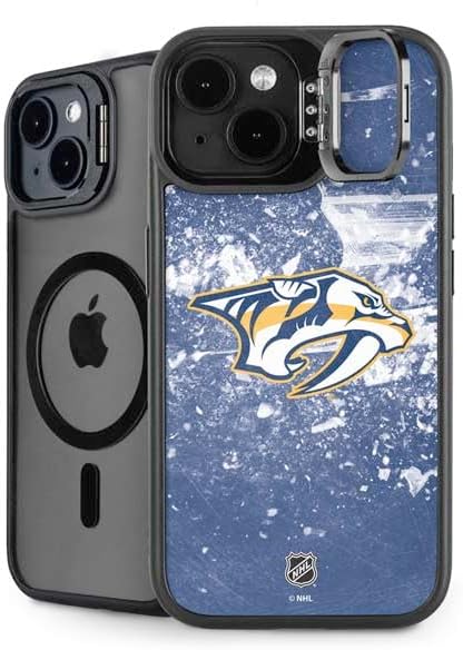 Skinit Kickstand Phone Case Compatible with iPhone 13 - Officially Licensed NHL Nashville Predators Logo Design
