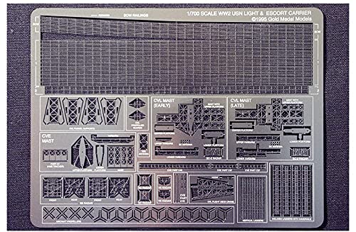 Gold Medal Models 1/700 WWII USN Light and Escort Carriers Photetch 700-24
