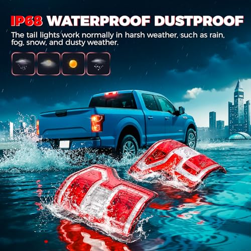 F150 Tail Lights Assembly for 2018 2019 2020 Ford F150 Right Passenger Side by SHINEHOME - Used condition - Image 8