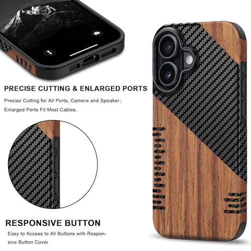 TENDLIN Etui magnetyczne kompatybilne z iPhone 17 (Twill)