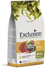 Exclusion MEDITERRANEO MONOPROTEICO Noble Grain Adult Manzo Medium 12KG