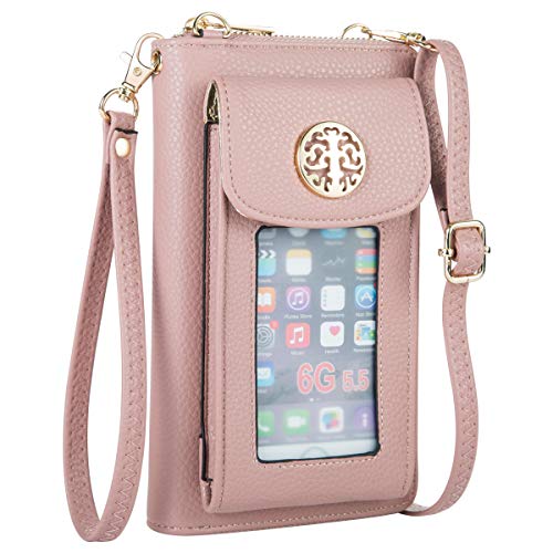 Heaye Wristlet Cell Phone Wallet Purse Small Cross Body Bags for Women Coin Card Organizer