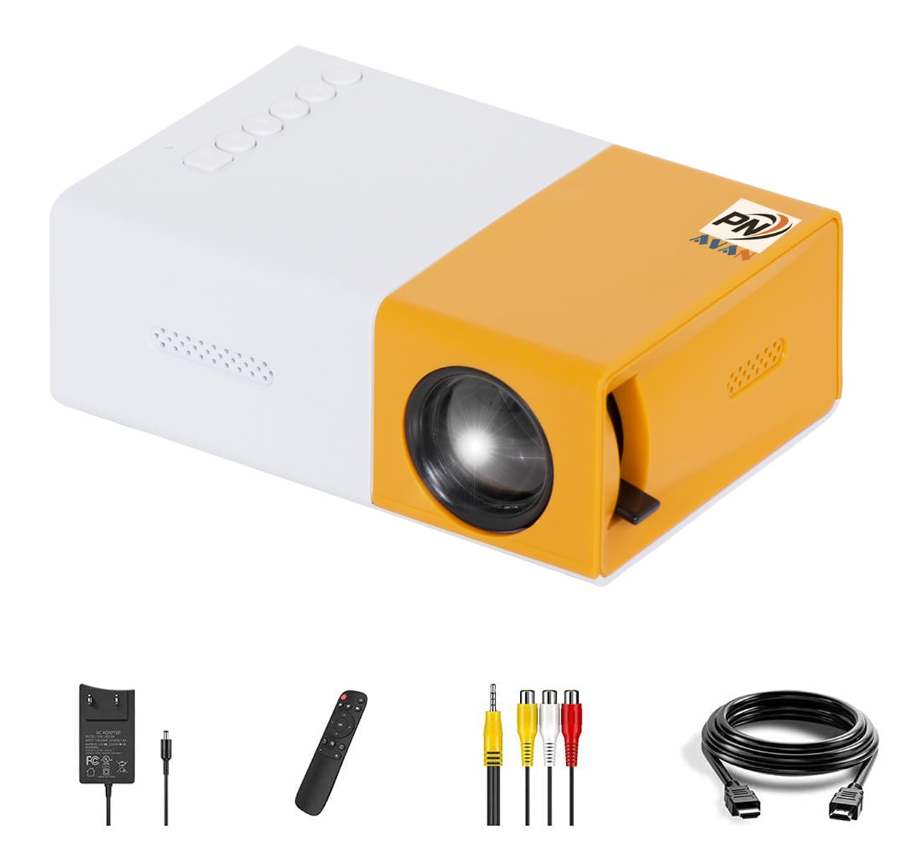 PN AVAN Portable Mini Projector Home Theater, LED Projector with Remote Controller, 3500 lm LED Corded Projector UC500 Support HDMI, AV, SD, USB Interface (Without Speaker) (B0DD3H3XJ9) Amazon Price History, Amazon Price Tracker