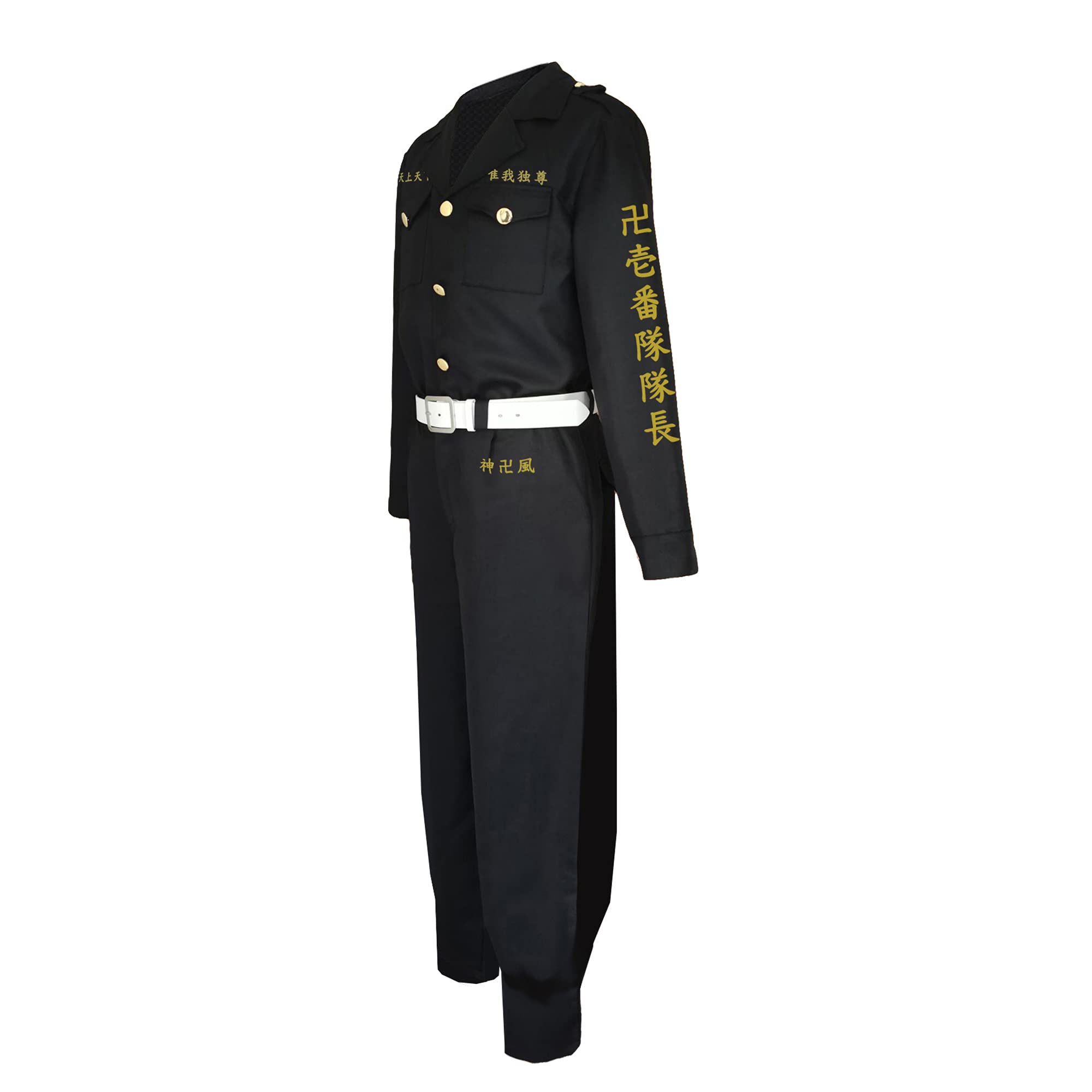 Mikey Draken Tokyo Revengers Cosplay Costume Tokyo Manji Gang Uniform Jacket Shirt Pants Belt Wig Full Set Halloween Outfit Gifts