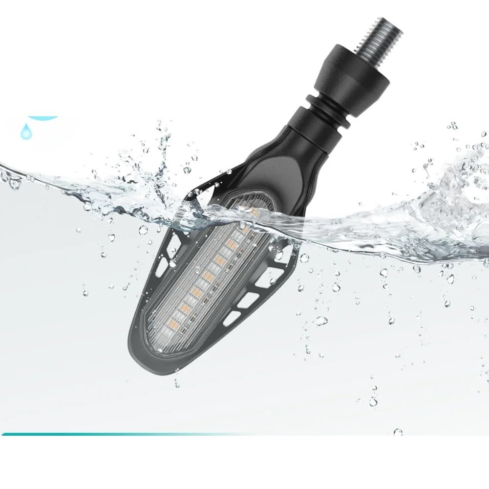 Moto Faros Freno Trasero​ Luces intermitentes flexibles para