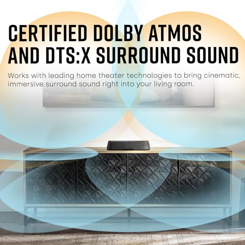 Image of Polk Audio MagniFi Mini AX Sound Bar for TV with Wireless Subwoofer, Dolby Atmos and DTS:X Certified, Polk's patented VoiceAdjust & SDA technologies, Ultra-Compact Design, Easy Setup, Black
