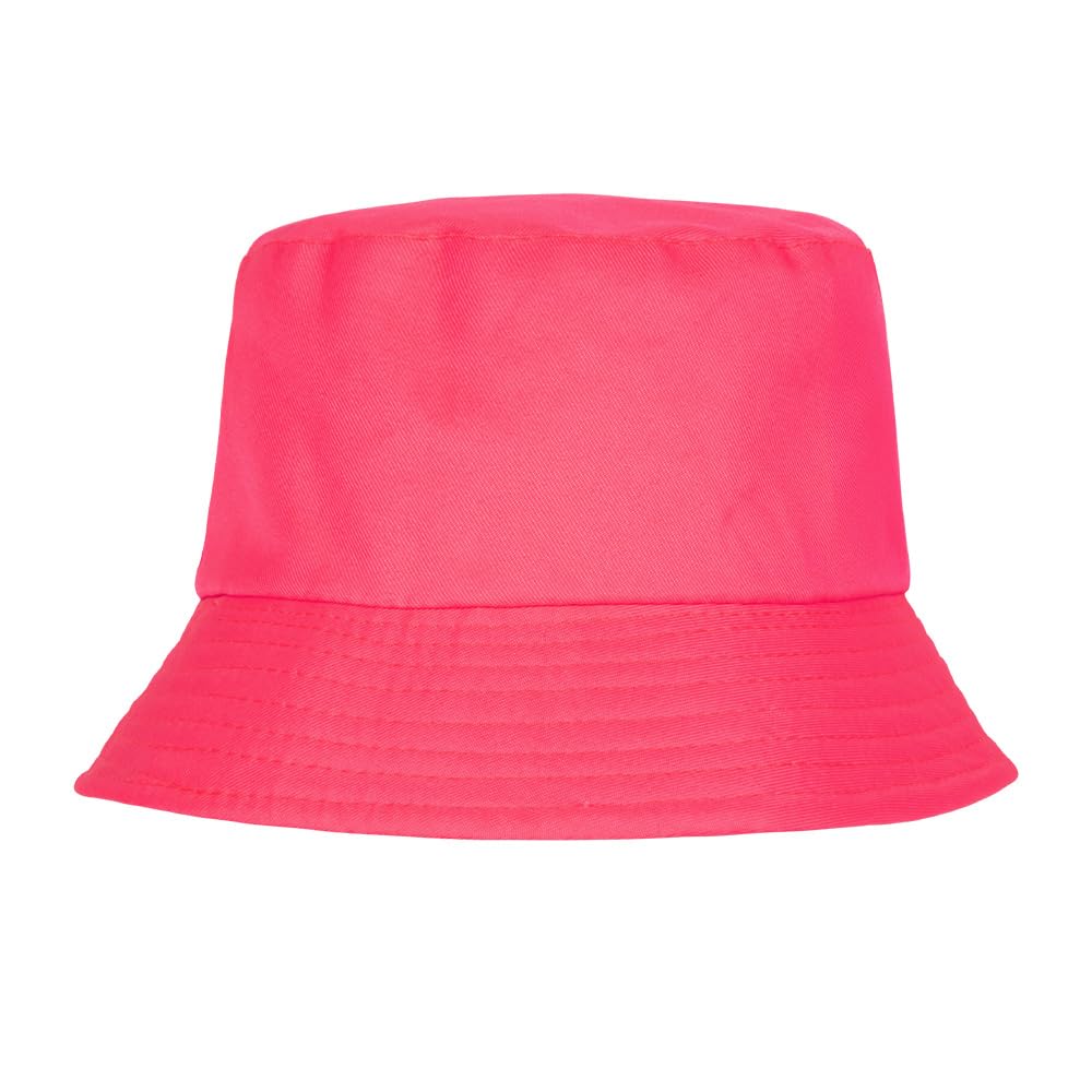 Boland - Neon Bucket Hat Glow in Black Light Hat for Carnival, Theme Party or Festival