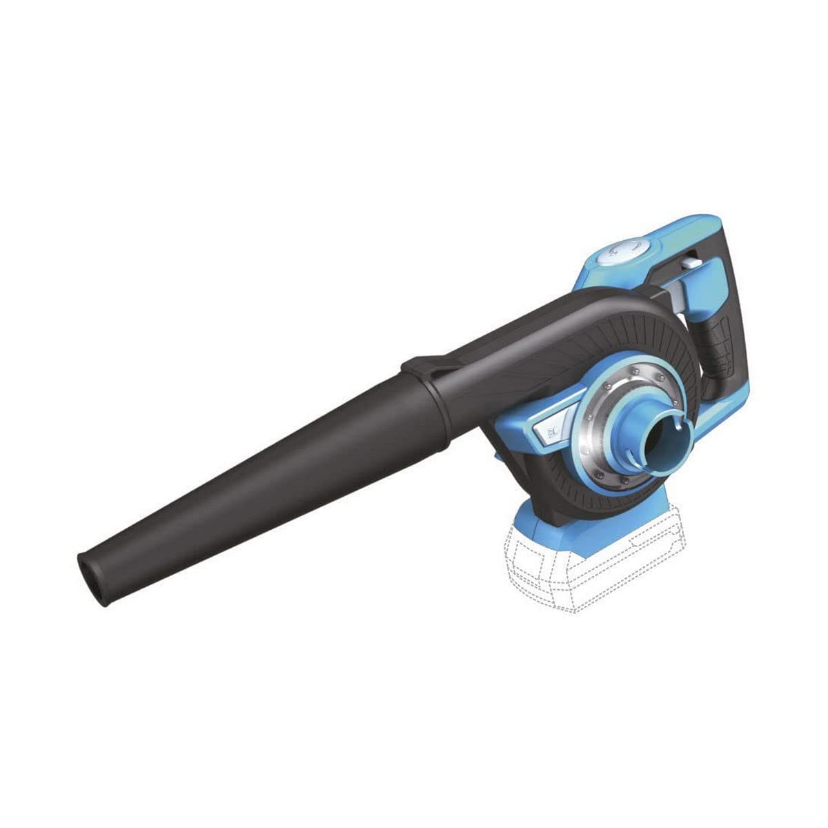 ASPIRADOR SOPLADOR 20V (SIN BATERÍA NI CARGADOR) 97x93cm KOMA TOOLS PRO SERIES BATTERY