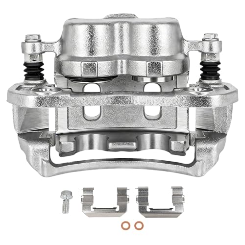 Image of SCITOO Front Left Brake Caliper With Bracket 18B5056 Compatible For Chevy Captiva Sport 12-15, For Chevy Equinox 07-09, For Pontiac Torrent 07-09, For Saturn Vue 08-10, For Suzuki XL-7 07-09