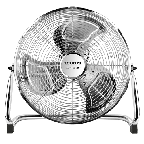 Taurus Sirocco 18 - Ventilador circulador de aire, 3 velocidades, 3 hélices metálicas, 45 cm de...