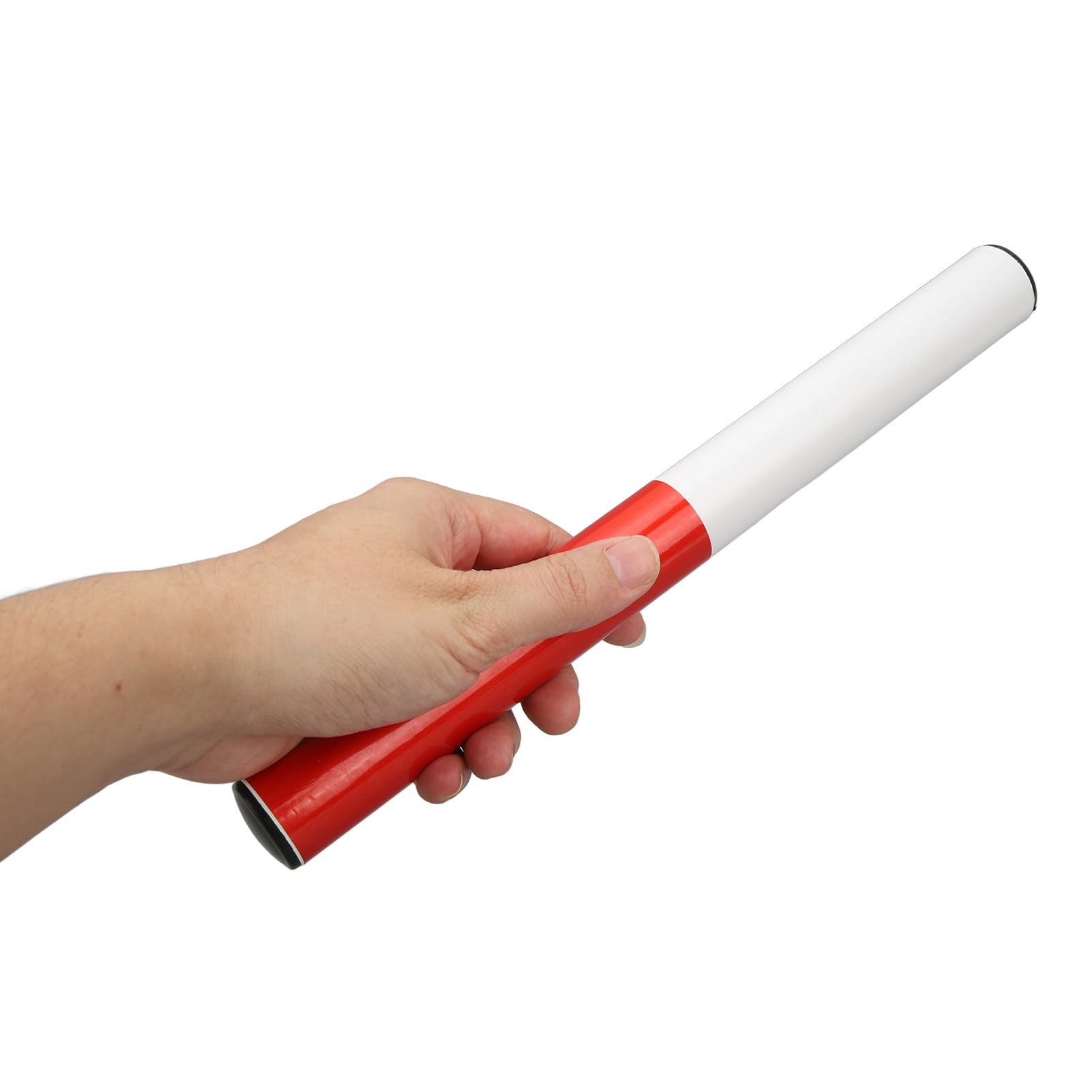 Topyond Set of 4 Children? PVC Running Batons for Track and Field Relay Races in Red and White - Get Your Kids Active and Competitive