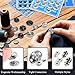 200 Sets Sew on Snaps for Clothing, Metal Snaps Fasteners Press Studs, Snap Buttons for Clothes Fabric Bag Bib Sweater Cardigan DIY Sewing Craft (8mm 10mm)