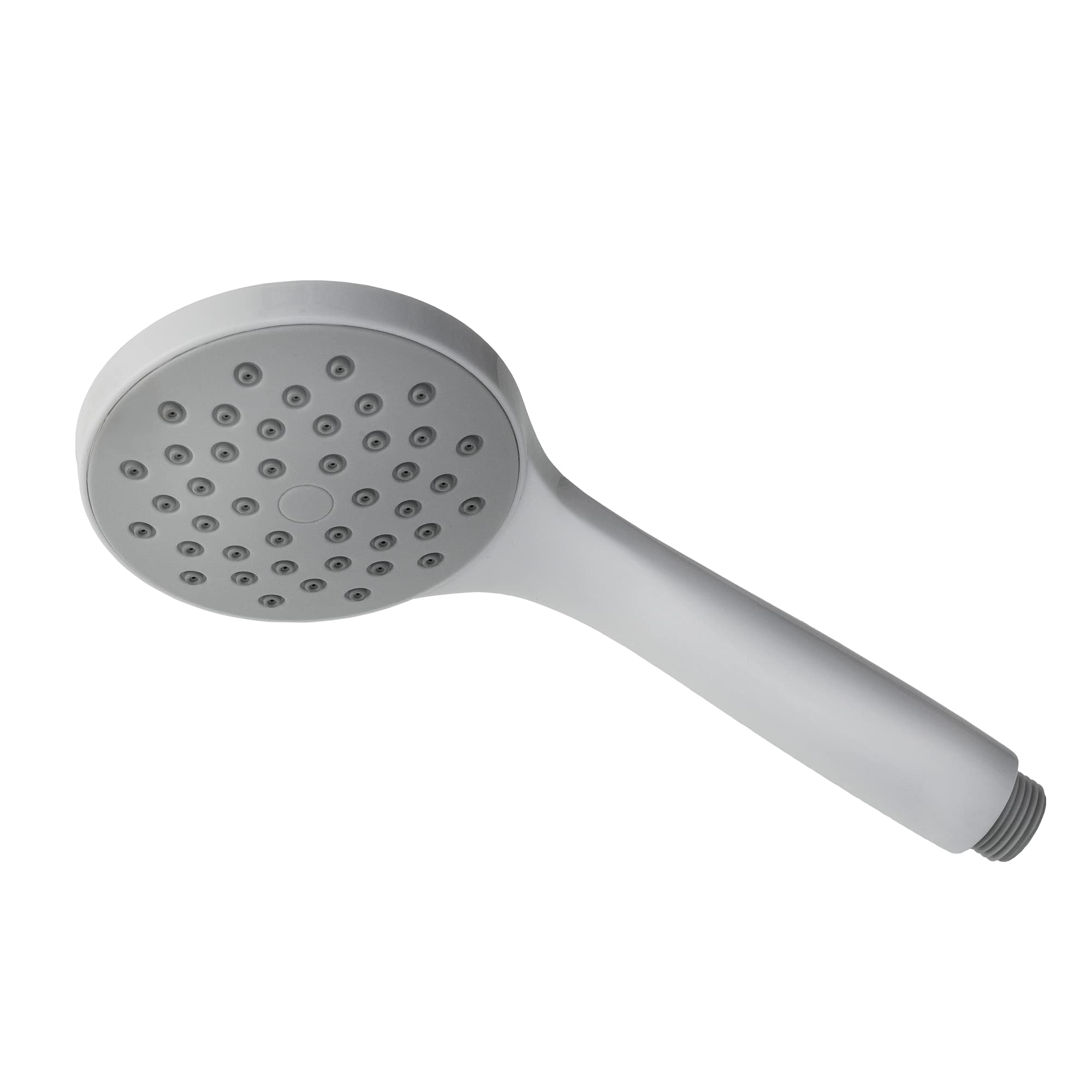 Blue Canyon Lewis Single Mode Shower Head, High-Pressure Water Flow, Premium Plastic Shower Head for Bath with Anti-Blocking Nozzles, Universal Shower Spray, Easy to Install and Clean (White)
