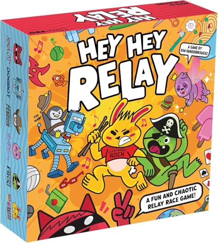Hey Hey Relay, juego de mesa rápido para familia miniatura 1