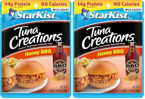 Image of StarKist Tuna Creations Honey BBQ , Single Serve Pouch, 2.6 oz (Pack of 2)