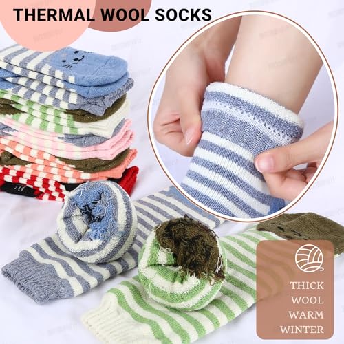 Non Slip Socks for Women with Grips Thermal Winter Warm Thick Cozy Cabin Crew Comfy Anti Skid Slipper Socks Gifts for Women3