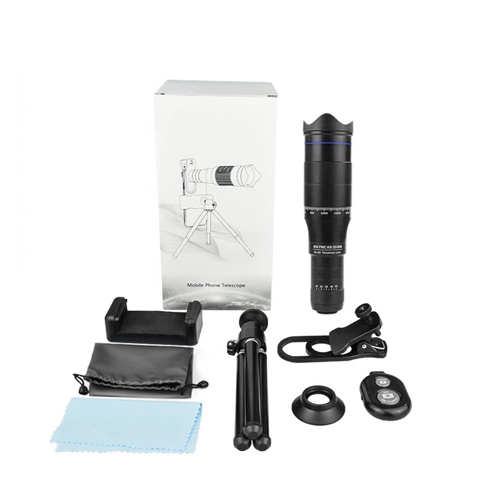 Kit Telefotografico Andoer 40X Lens Clip Tripod Catturaistanti - Dettaglio
