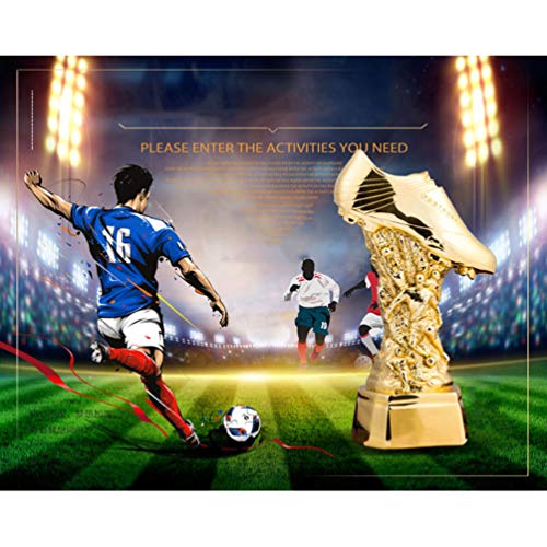 BESPORTBLE - Troféu de Futebol e Troféu de Sapato para Futebol Escolar e Competições de Futebol e Jo