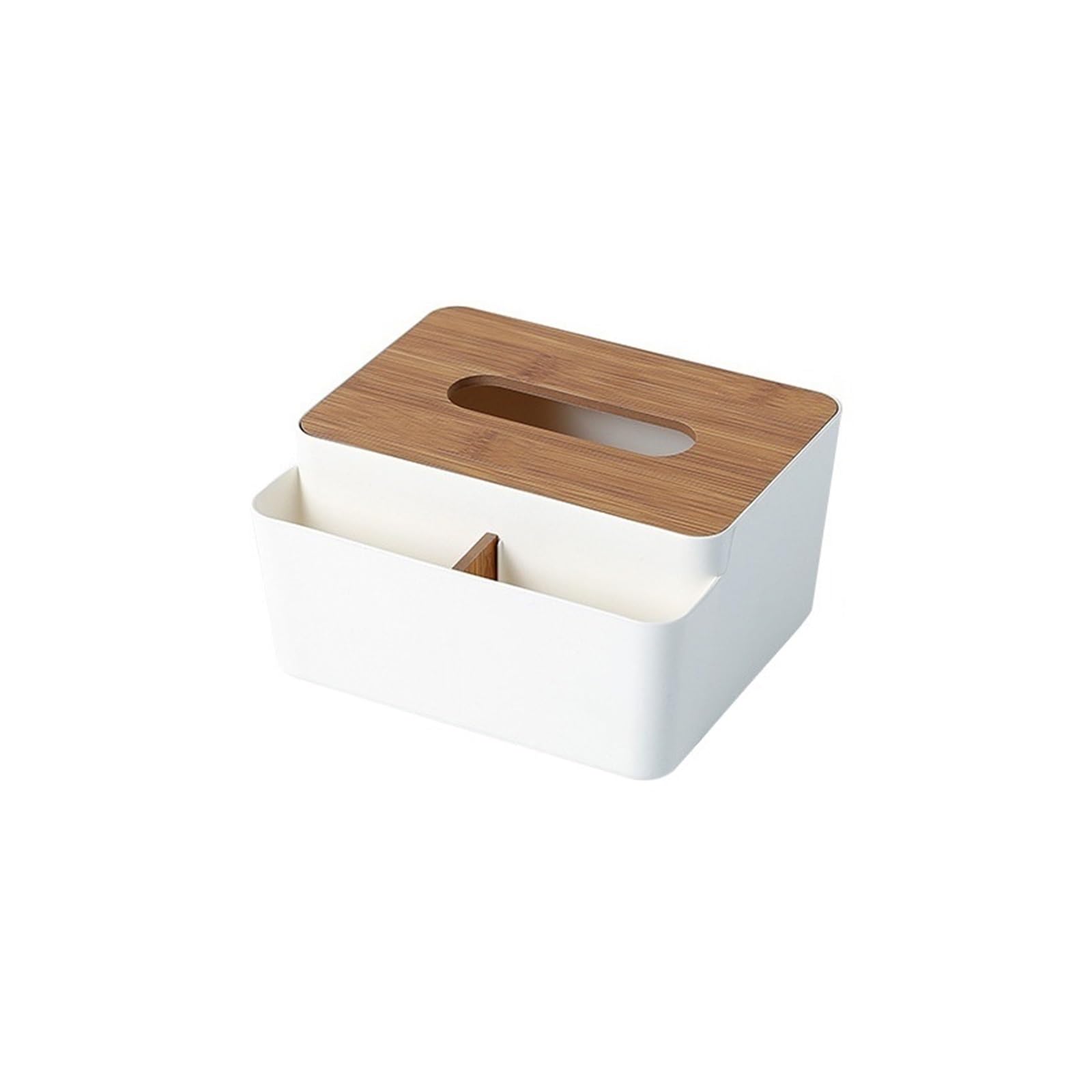 Paper Towel Box Tissue Box Holder Cover Toilet Paper Box Napkin Holder Case Tissue Paper Dispenser Paper Towel Storage Box Tissue Boxes(White)