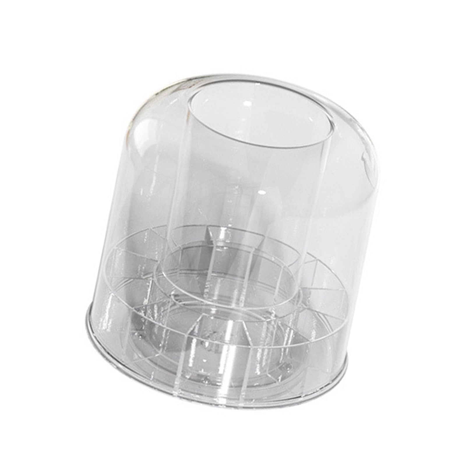 Kalttoy Multifunctional Rotating Makeup Storage Box for Lipstick Brush Organizers Space Saving Elegant Design Modern Lipstick & Brush Carousel