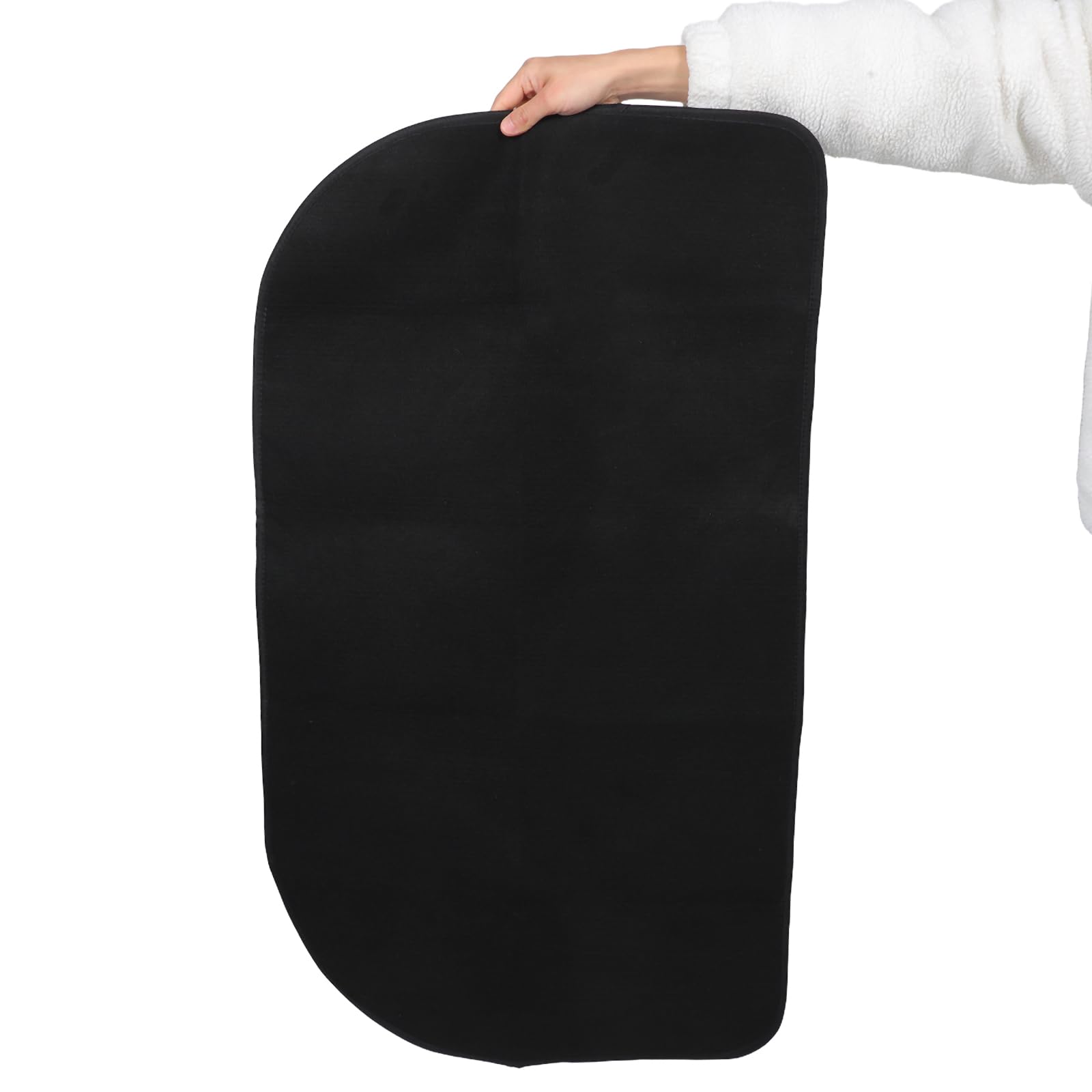 Tappeto Ignifugo per Caminetto a Mezza in Poliestere e Pvc Resistente All'usura, Protezione Pavimento per Stufa Legna Invernale e Uso Esterno