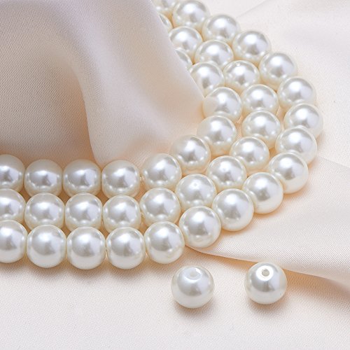 BENECREAT Circa 200 PCS 8mm Perle di Cristallo