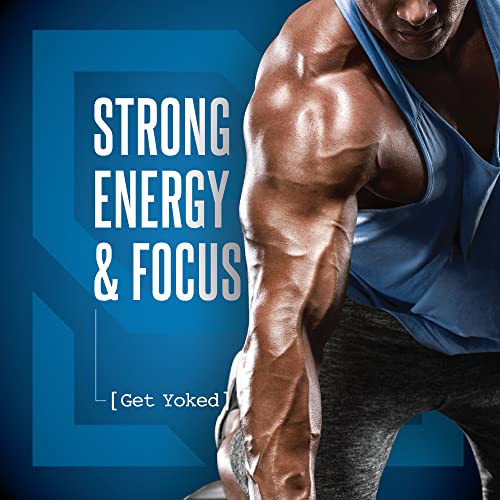 Image of SIRENLABS Shock'D Yoked High Stim Pre-Workout - Caffeine, Taurine, Citrulline Malate, Agmatine, Betaine Anhydrous-High Energy & Powerful Muscle Pumps-Nitric Oxide-Flex on The Beach (30 Servings)