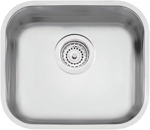 Cuba de embutir Tramontina Lavínia 40 BL em aço inox escovado 40x34 cm