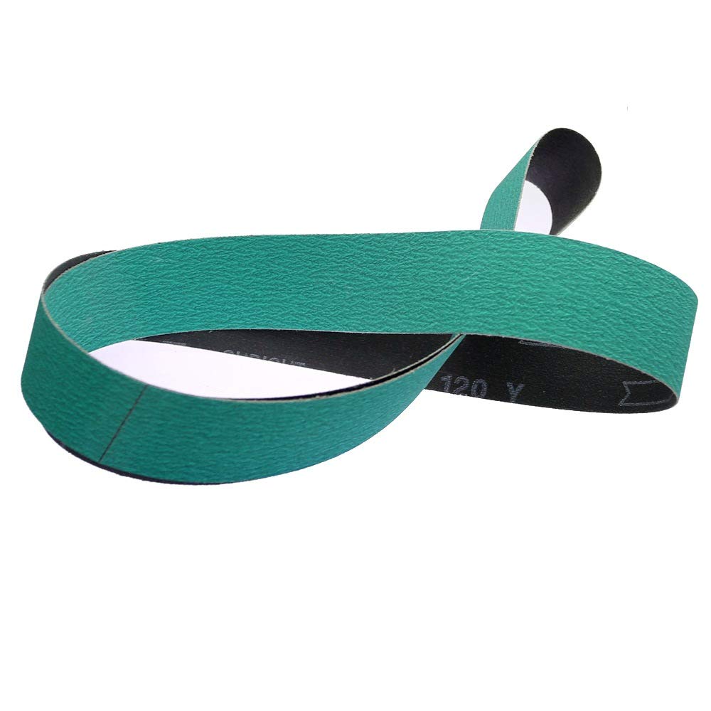 Szlifierka taśmowa, 577F Z/A Taśma szlifierska do szlifowania P40 P60 P80 P120 Akcesoria szlifierki taśmowej 1 szt(P120,457x75mm)