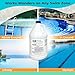 Liquid Pool Shock - Sodium Hypochlorite 12.5 Percent - Liquid Chlorine for Swimming Pool - Chlorine Shock for Swimming Pools - Pool Algae Remover - Pool Supplies Chemicals - Pool Bleach Liquid 4 Gal