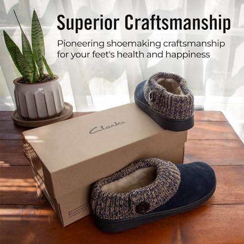 Image of Clarks Women's Knit Scuff Slipper