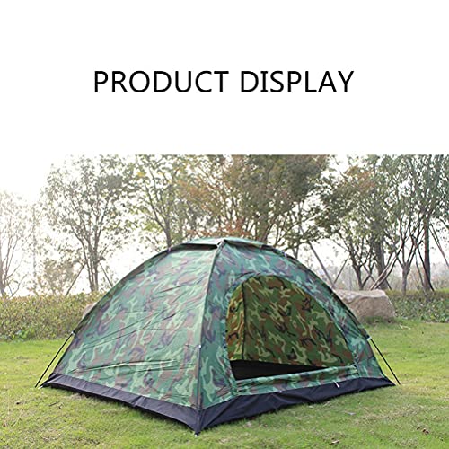 Ayaaa Campingzelt,Klappzelte,Outdoor-Zelt Doppelzelt mit Belüftungsöffnungen und Überdachung Wasserdichtes Tarnzelt mit… – Bild 3