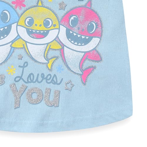 Nickelodeon Baby Shark Girls Short Sleeve T-Shirt for Toddlers4