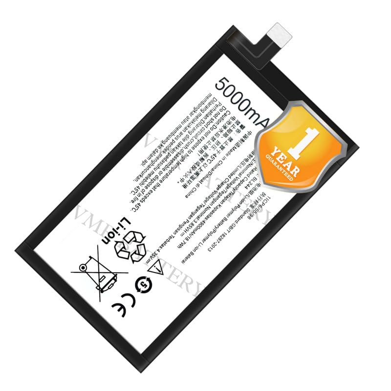 Image of Original BL244 Battery Compatible for Lenovo Vibe P1 (P1c58, P1a41) | Lenovo Vibe P1 Pro | Lenovo Vibe P1 Turbo (P1a42, P1c72) - (5000mAh) - 1 Year Warranty