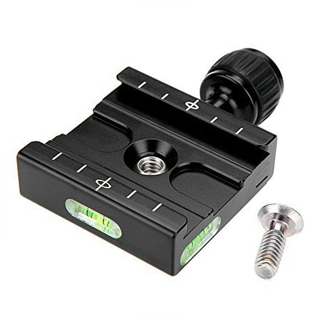 Calandis 50Mm Quick Release Qr Clamp Fits Arca-Swiss Standard Tripod Ball Head | Aluminum Alloy | 1 x Quick Release Plate Adapter Clamp1 x Quick Release Plate with 1/4 Screw1 x Wrench