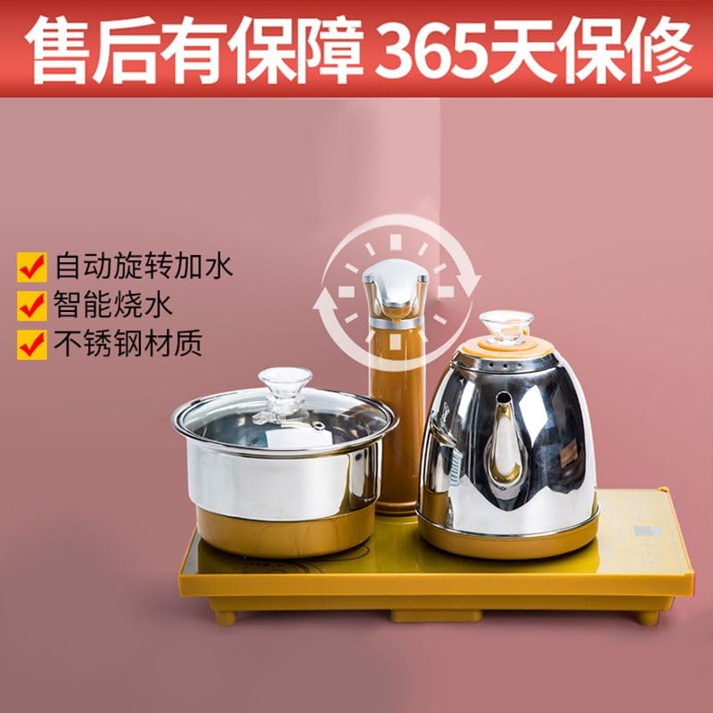 Tetera de mesa de té completamente automática con quemador integrado 4