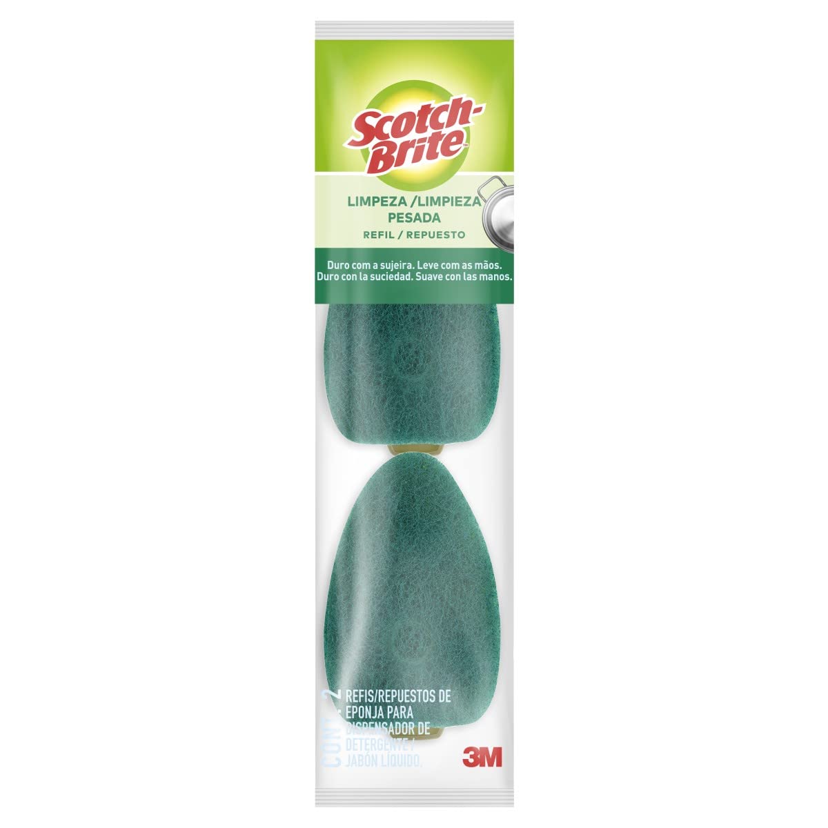 Scotch-Brite Refil de Esponja para Dispensador de Limpeza Pesada