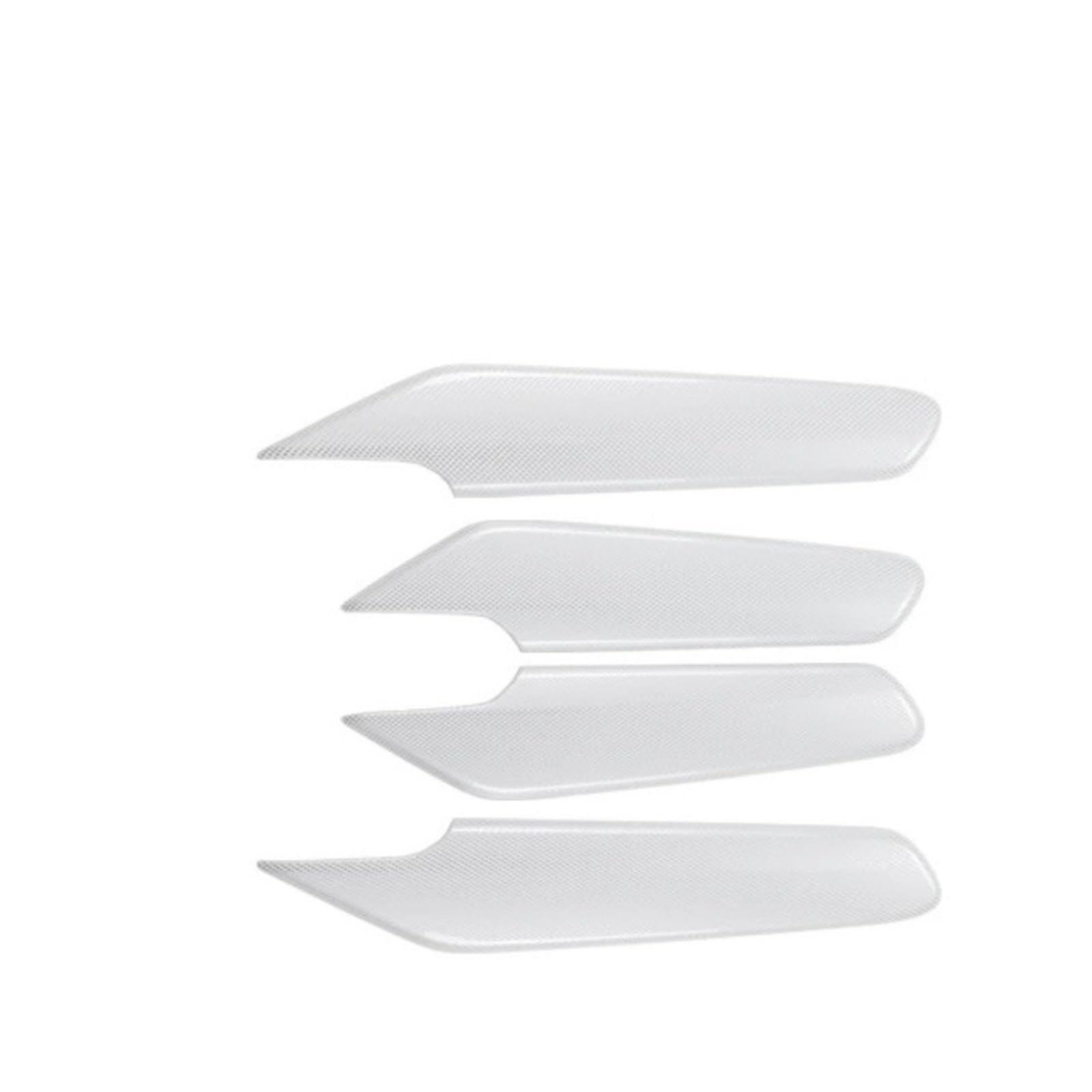 Car Interior Sticker for 11th Gen for Civic 2022-2025 Sedan for Hybrid for Si for Type-R Decorative Sticker On The Side of The Door Armrest Panel(White)