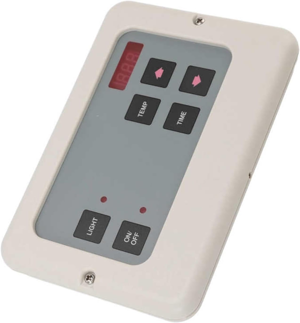 135T3 サウナ室温コントローラー、家庭用ウォールマウント湿式蒸気発生器コントローラー サウナ用品(White)